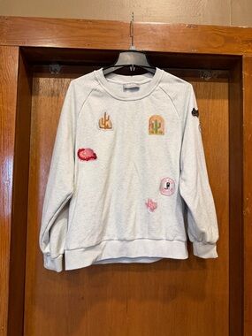 Punchy Flare Boutique Patch Sweatshirt